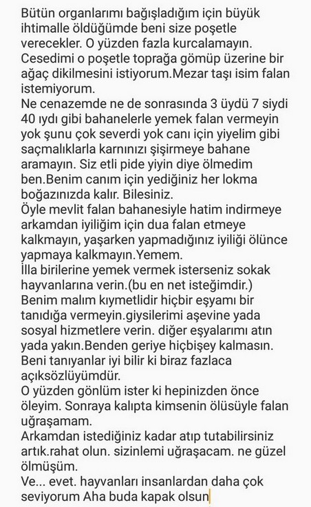 harun kolçak vasiyeti