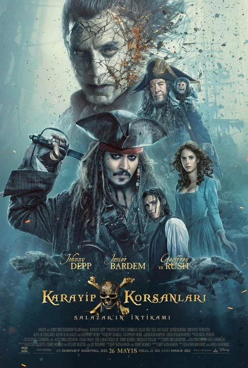 Karayip Korsanları: Salazar'ın İntikamı izle